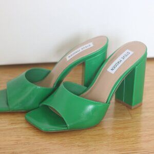 Steve Madden Green Heels